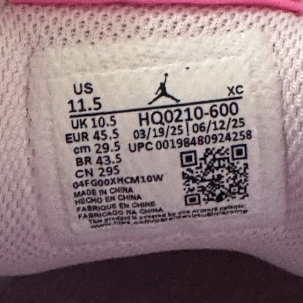 Nike Air Jordan Stadium 90 Cleat Pink Foam Football Men's 11.5 $135